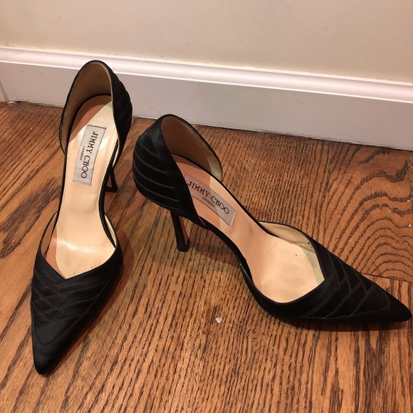 jimmy choo black heels beautiful condition - Picture 3 of 6
